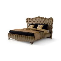 Double bed ART. 6089classicupholsteredwith headboard
