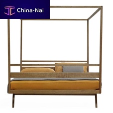 Canopy bed BALLERINOdoublecontemporarywooden