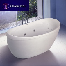 Oval bathtub ARTESIAfree-standinghydromassagechromotherapy
