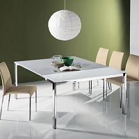 Contemporary sideboard table VEGAglasschromed metallacquered metal