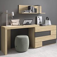Contemporary dressing table Cosmo by EOS. 033 � STRATOSwooden1-seat