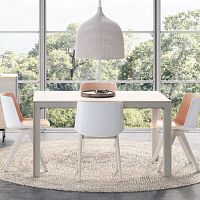Contemporary table BRUJASwoodenrectangular