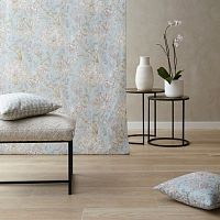 Floral pattern curtain BLOOMpleatedfabricPES