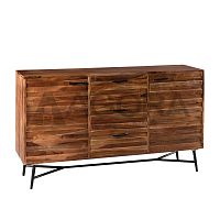 Traditional sideboard TOULOUSE solid woodwith drawerswith swing doors