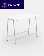 Contemporary high bar table BOSSMDFmelaminesteel base