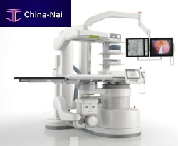Extracorporeal lithotripter MODULITH® SLX-F2 connectfloor-mountedwith lithotripsy tablewith C-arm