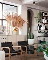 Floor-to-ceiling shelf TENSIONcontemporaryoaksteel