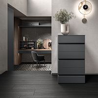 Contemporary chiffonier RIOoakwalnutmelamine
