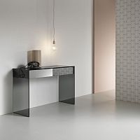 Contemporary sideboard table GOTHAMwoodenglassrectangular