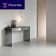 Contemporary sideboard table GOTHAMwoodenglassrectangular