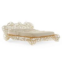 Double bed Corallooriginal designwith headboardsteel