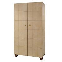 Traditional wardrobe PARCHEMIN beechparchmentwith swing doors