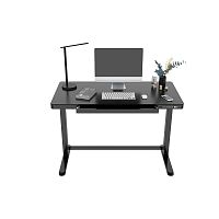Free-standing desk ET118-Ncontemporarymetaltempered glass