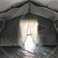 Rectangular reception tent TEAfabricstainless steelretractable