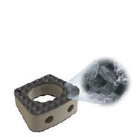 Cervical interbody fusion cage ShurFit® ACIF 2CanteriortitaniumPEEK