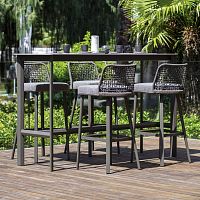 Contemporary high bar table SystemHPLceramicaluminum base