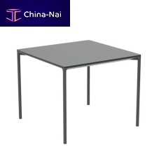 Contemporary table Bloom 1240 steelsteel basesquare