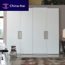 Contemporary wardrobe ZERO.16lacquered woodwith swing doors