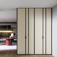 Contemporary wardrobe GLISS MASTER-BLENDlacquered woodwith swing doorswith drawer