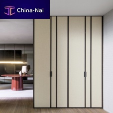 Contemporary wardrobe GLISS MASTER-BLENDlacquered woodwith swing doorswith drawer