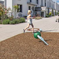 Aluminum rocking toy BEETLE.03stainless steelhigh-density polyethylene (HDPE)