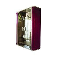 Contemporary display case Collierglassmetalfabric