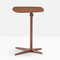 Contemporary side table diego 5910Fenix NTM®laminatealuminum base