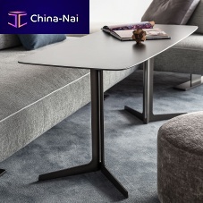 Contemporary sideboard table FILIPHleathermarblemetal base