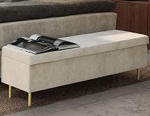 Contemporary bed bench SATURNfabric