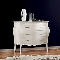 New Baroque design chest of drawers BUTTERFLYlacquered woodsolid woodglossy lacquered wood