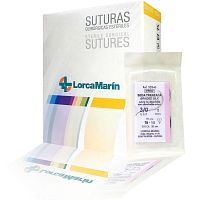Non-absorbable suture thread Silk 6-05-04-0