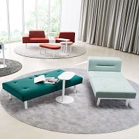 Contemporary computer table DOCKS single columncommercial