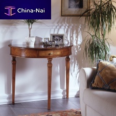 Traditional sideboard table D405cherrywoodwooden basehalf moon