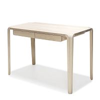 Contemporary desk PRIMUMoaksolid woodash