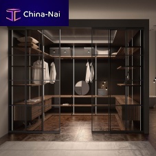 Corner walk-in wardrobe RI-VISTAmodularwall-mountedcontemporary