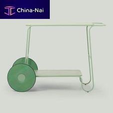 Contemporary table FLOWsteelsteel baserectangular