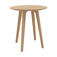 Contemporary side table DUNNAmerican walnutnatural oakwhite oak
