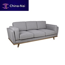 Contemporary sofa ABIGAILpolyestergraybrown