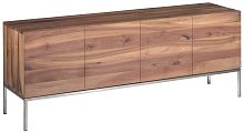 Contemporary sideboard SB02 FARAHoakwalnutsteel