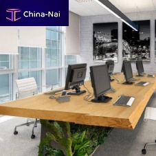 Original design table hardwoodcedariron base