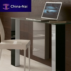 Wall-mounted desk K127.HIDEcontemporarymetalglass