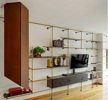 Wall-mounted shelf MTRO modularhighcontemporary