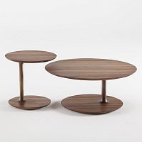 Contemporary coffee table BLOOPoakwalnutcherrywood