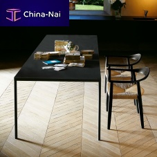 Contemporary table PUREsheet steelpolyesterpainted aluminum base