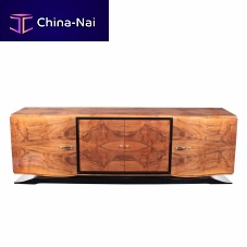 Art Deco sideboard SB001glossy lacquered woodrosewoodwith swing doors