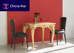 New Baroque design dining table 703C-DLplastichomeindoor