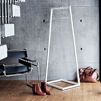 Contemporary clothes rack LUMEpowder-coated steel