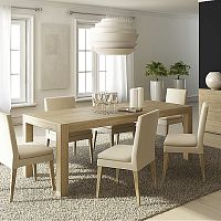 Contemporary dining table BLOXoakplywoodrectangular