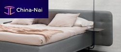Double bed headboard FENIX LANDSCAPEcontemporaryfabricupholstered