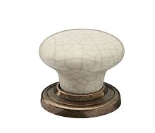 Traditional furniture knob X88041CEglazed ceramic